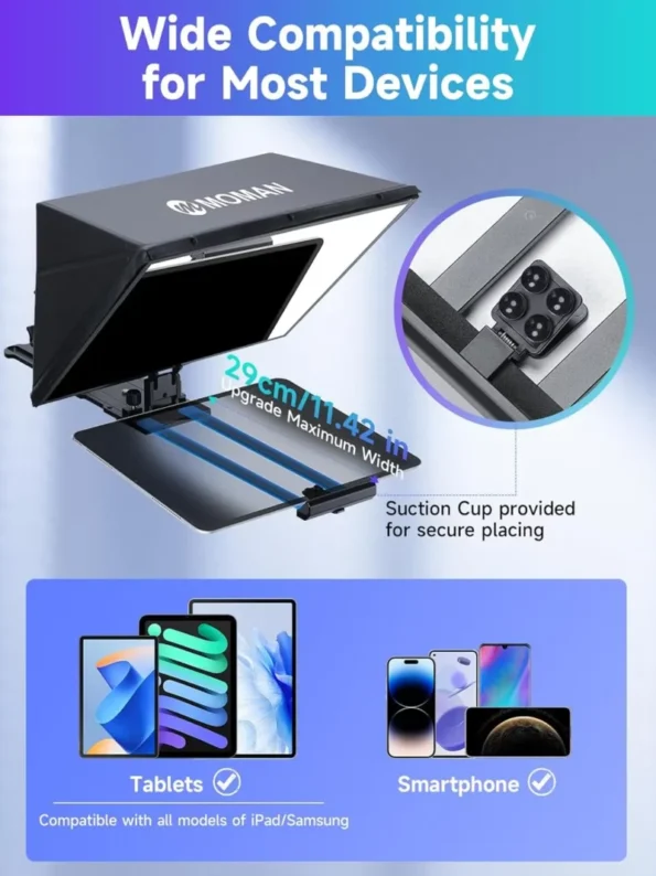 Moman MT16 16-Inch Ultra HD Teleprompter
