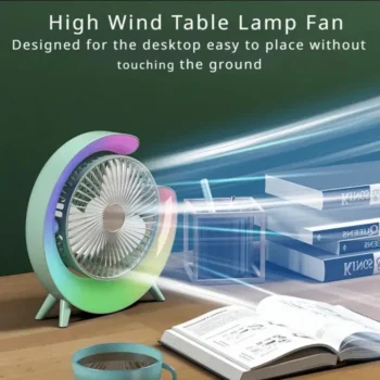 Colorful RGB Desk Fan