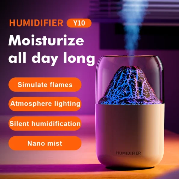 H05 Volcano Air Humidifier with Night Light