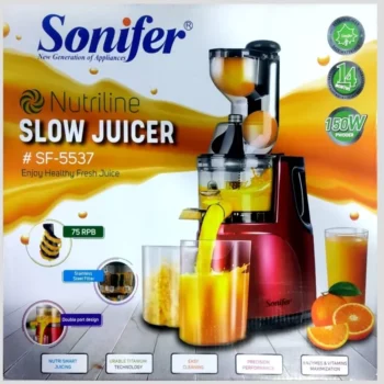 Sonifer SF-5537 Cold Press Fruit Slow Juicer & Food Mixer Extractor